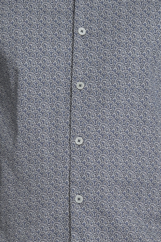 TED BAKER-Ανδρικό πουκάμισο TED BAKER μπλε μοτίβο